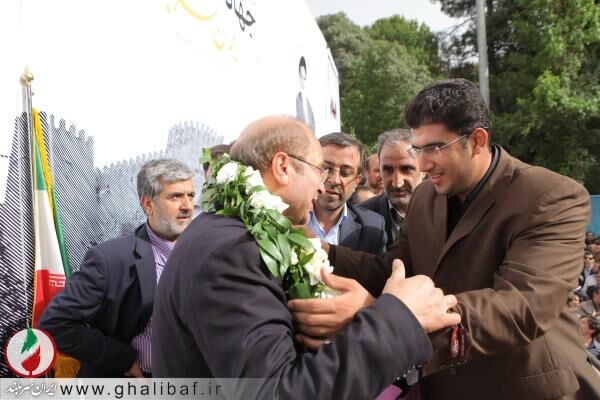 استقبال از قالیباف در لرستان /تصاویر