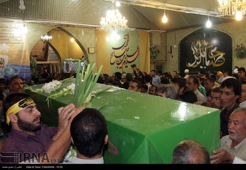 تشییع 5شهید جنگ سوریه در مشهد/تصاویر