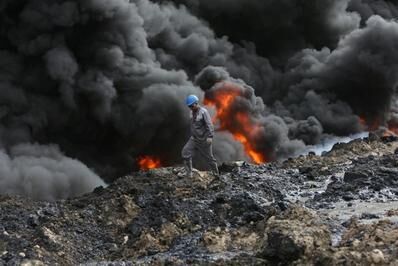 آسمان سیاه موصل/تصاویر
