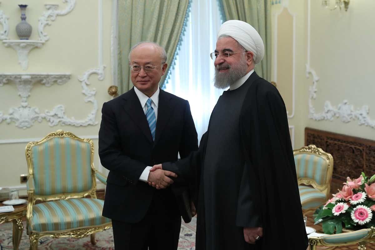 تصاویر دیدار آمانو با روحانی