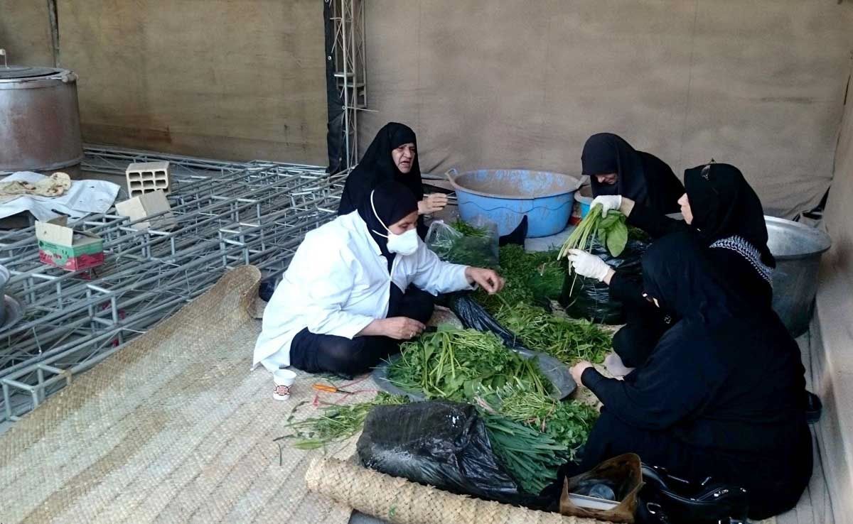 تصاویر زائران اربعین در مرز شلمچه