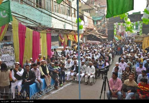 جشن میلاد پیامبر در هندوستان/تصاوویر
