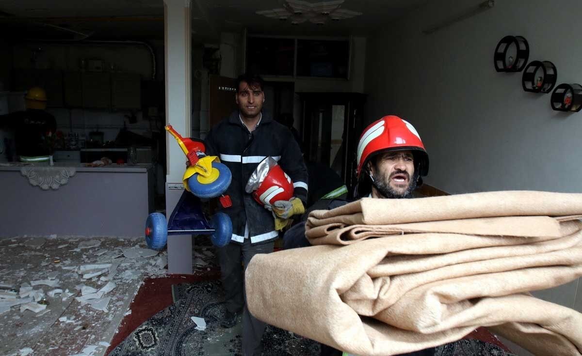 انفجار گاز در یک منزل مسکونی/تصاویر