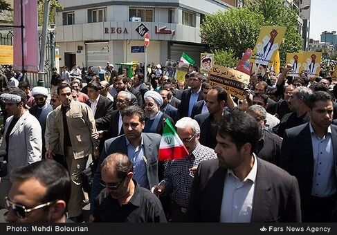 حضورشخصیت‌ها در راهپیمایی/تصاویر