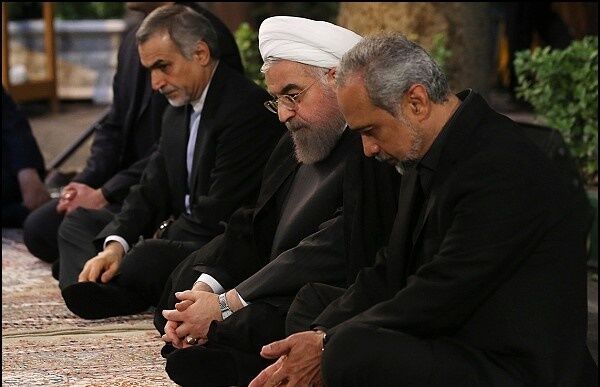 تصاویر عزاداری روحانی درشب‌قدر