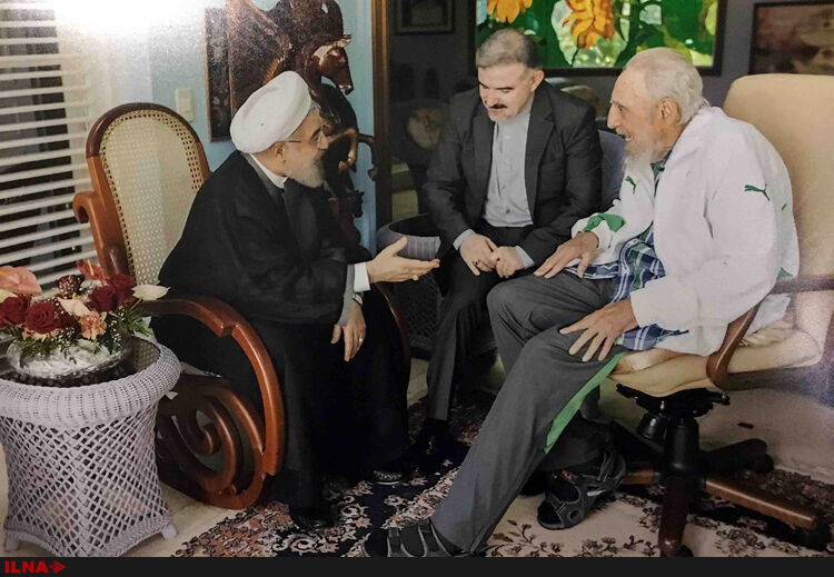 دیدار روحانی و فیدل کاسترو/ تصاویر