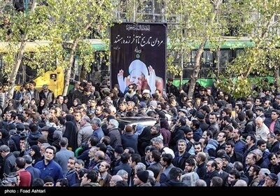 تصاویری از مراسم تشییع پیکر آیت الله هاشمی