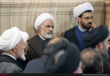 تصاویر دیدار علما با آیت‌الله‌هاشمی