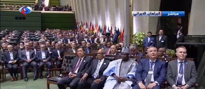 میهمانان خارجی در مراسم تحلیف /عکس