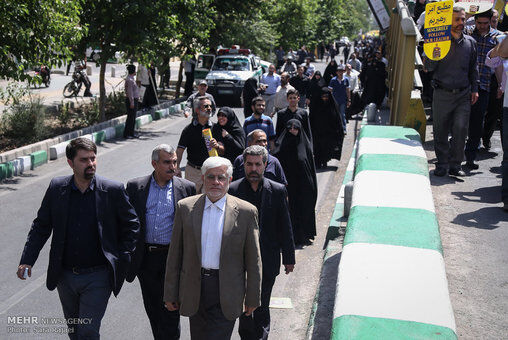 حضورشخصیت‌ها در راهپیمایی/تصاویر