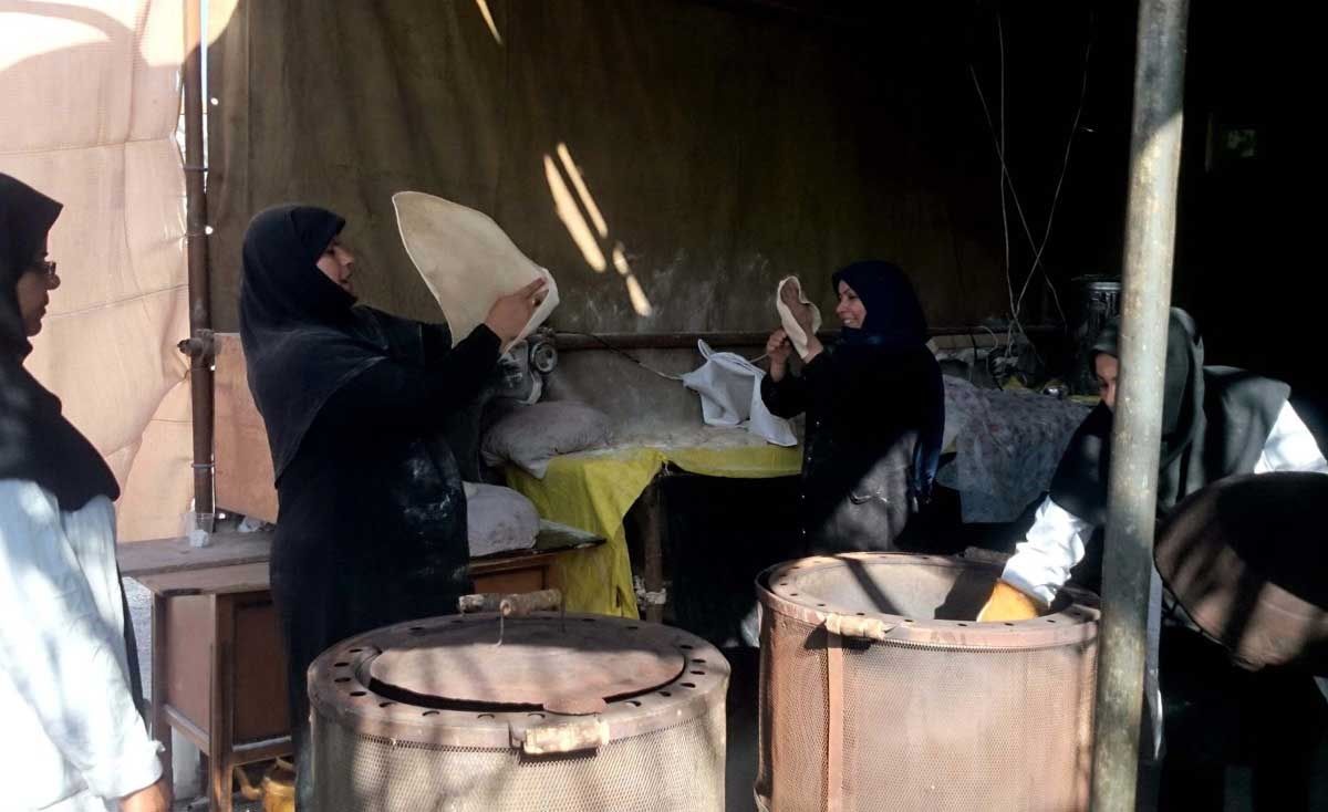 تصاویر زائران اربعین در مرز شلمچه