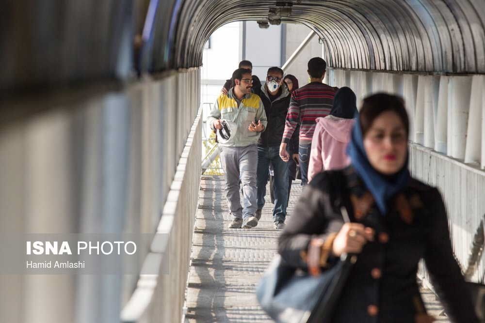 تهران در آلوده‌ترین روز/تصاویر