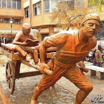 سرقت سر کودک «مجسمه باربر»!+عکس