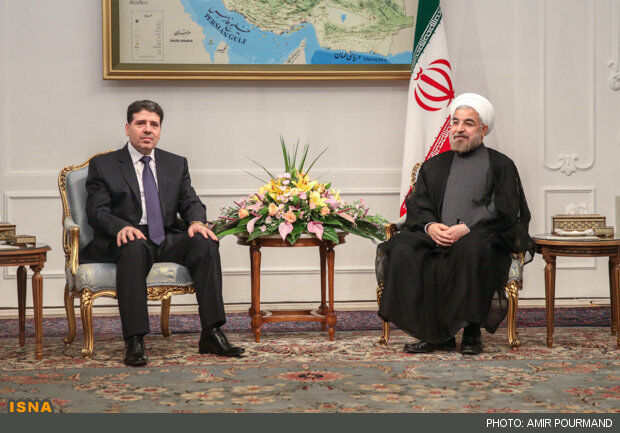 دیدار نخست وزیر سوریه با روحانی