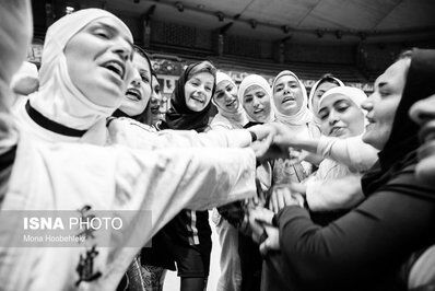 تمرین تیم‎ملی کشتی بانوان/تصاویر