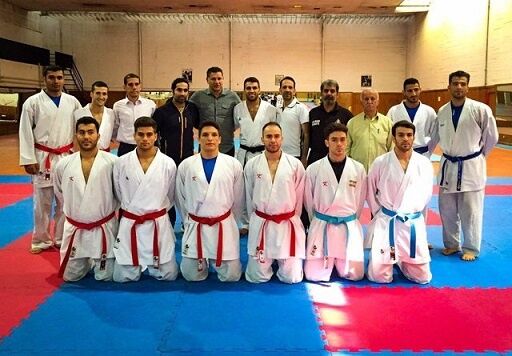 عکسی از دایی در تمرین تیم ملی کاراته