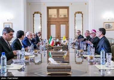دیدار وزیرخارجه واتیکان با ظریف/تصاویر