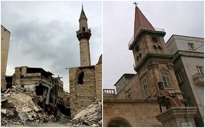 حلب؛ قبل و بعد از جنگ/تصاویر