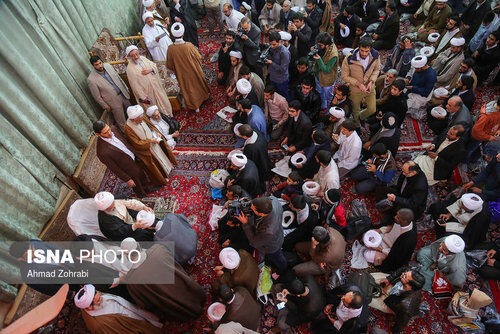 تصاویر مراسم عمامه گذاری در قم