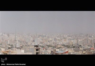 تصاویری از گرد و خاک در قم