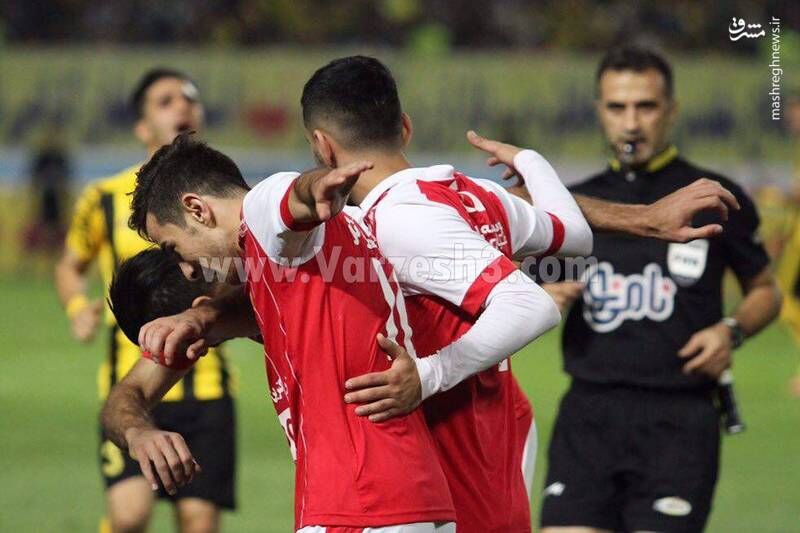 حرکات موزون مهاجمان پرسپولیس/عکس