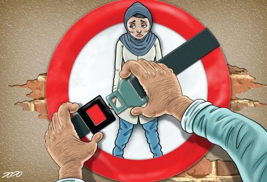 ورود دختران ممنوع! /کاریکاتور