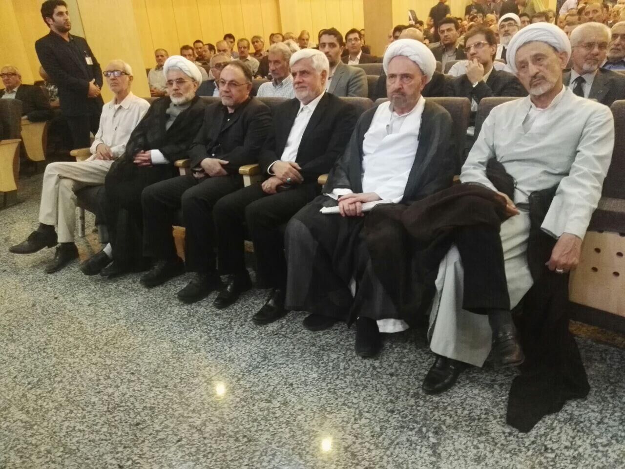 مراسم ترحیم ابراهیم یزدی برگزار شد +تصاویر