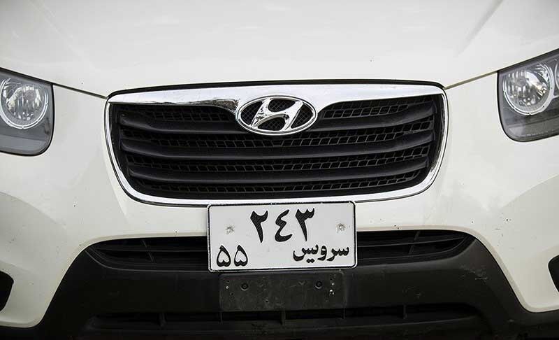 پلاک ملی خودروهای سیاسی/تصاویر