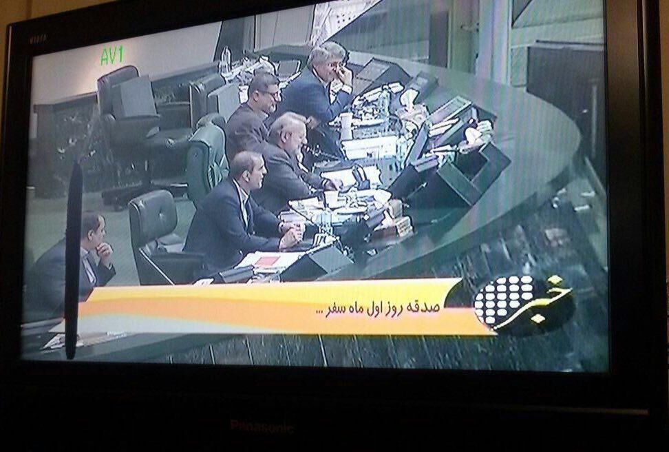 گاف عجیب صدا و سیما/ عکس