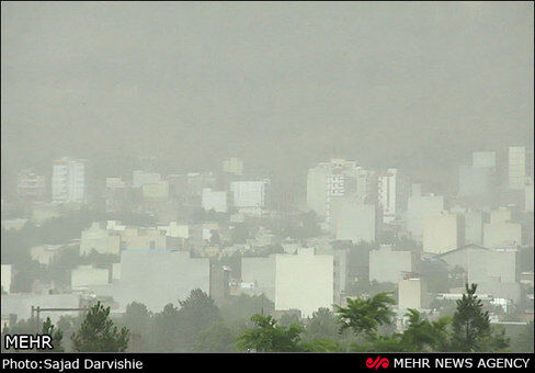 گرد و غبار شدید در لرستان/تصاویر