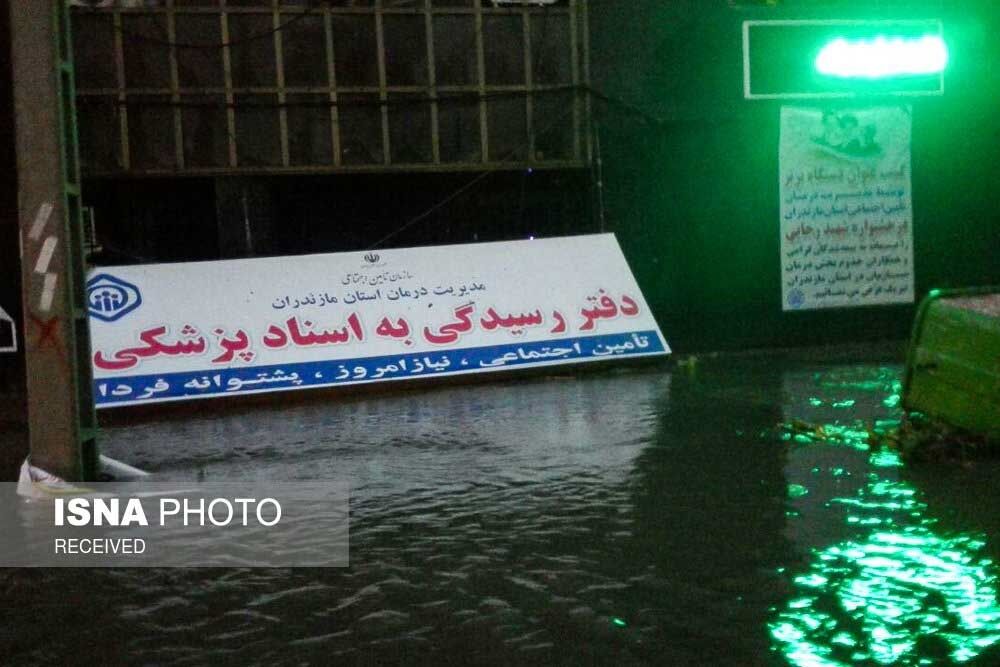 طوفان در مازندران/ تصاویر
