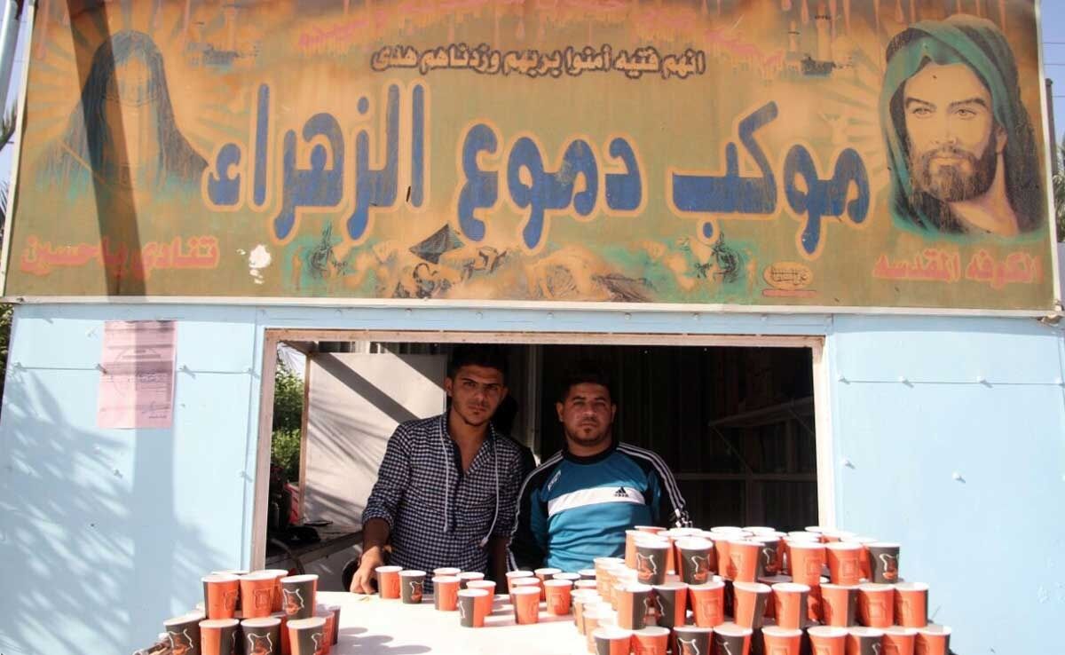 تصاویری از موکب‌ داران اربعین