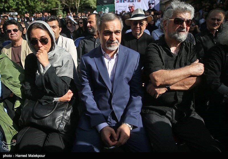 حسین‌فریدون‌درتشییع‌کیارستمی/عکس