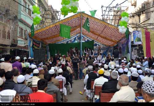 جشن میلاد پیامبر در هندوستان/تصاوویر