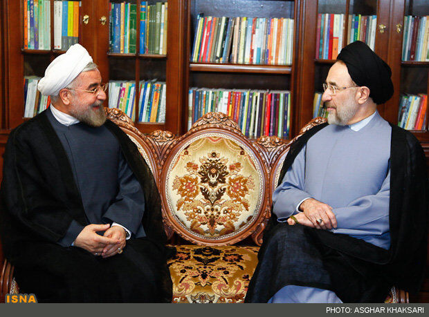 دیدار خاتمی با روحانی/تصاویر