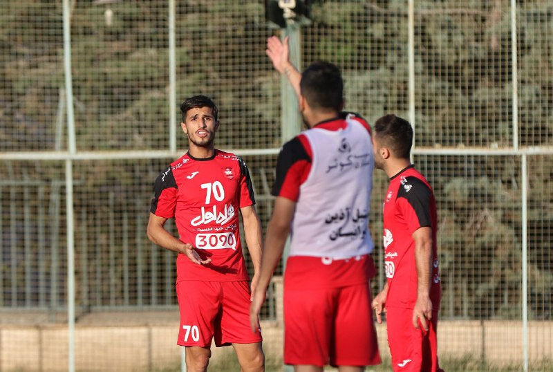 تصاویر درگیری در تمرین پرسپولیس
