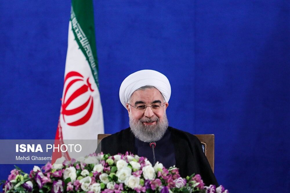 تصاویری از حاشیه‌ نشست خبری ر وحانی
