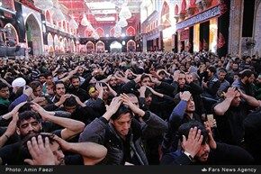غروب و شب اربعین حسینی در کربلا