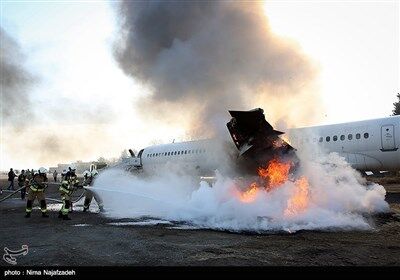تصاویری از مانور فرودگاهی در مشهد