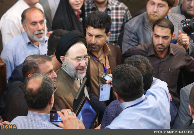 اخذ رای سید محمد خاتمی/تصاویر