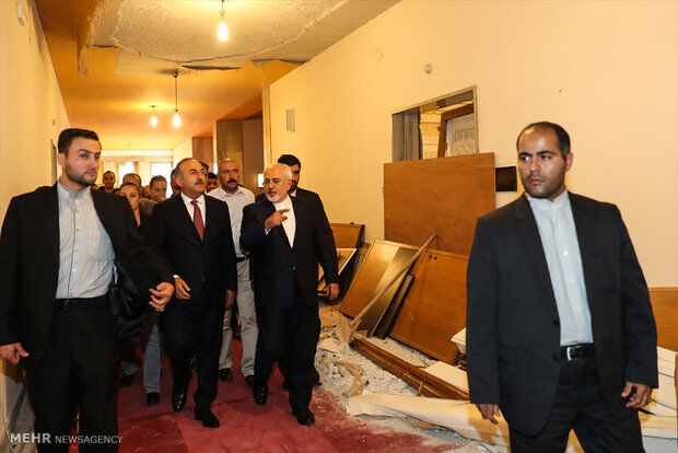 تصاویربازدید ظریف از پارلمان ترکیه
