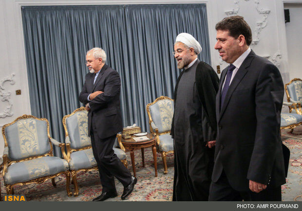 دیدار نخست وزیر سوریه با روحانی