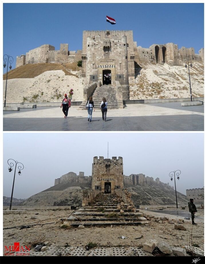 حلب قبل و بعد از جنگ! /تصاویر