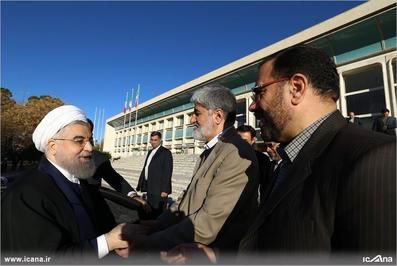 حواشی ورود روحانی به مجلس/تصاویر