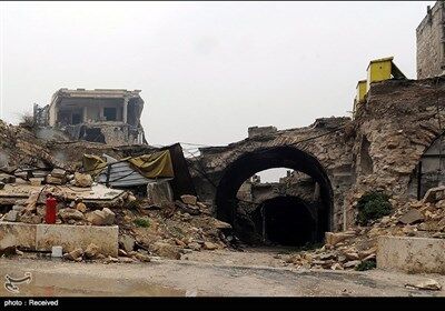 شهر حلب قبل و پس از جنگ/تصاویر