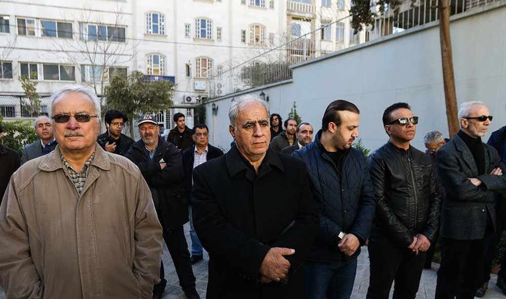 مراسم تشییع پیکر محمد زرین‌دست/تصاویر