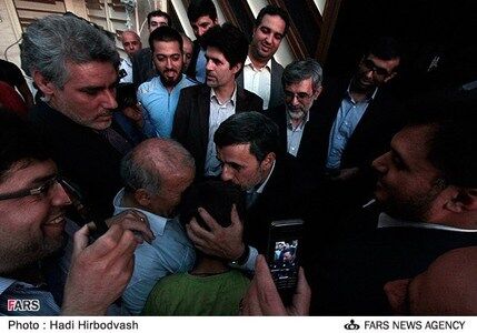 احمدی‌نژاد به نارمک برگشت/تصاویر