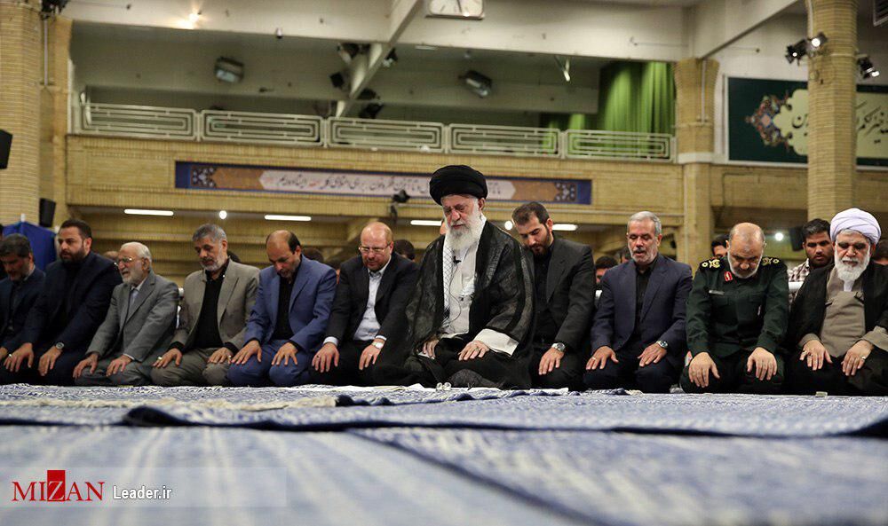 قالیباف در حسینیه‌ امام خمینی/عکس