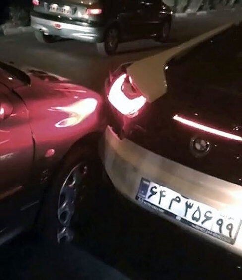تصادفBMWدومیلیاردی درتهران