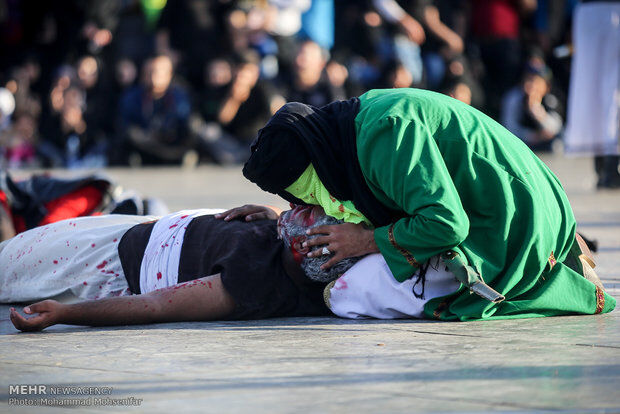 تعزیه در میدان امام حسین /تصاویر